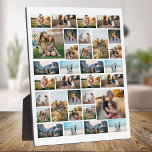 Personalised 32 Photo Collage Plaque<br><div class="desc">Create Your Own Personalised 32 Photo Collage Plaque Home Decor</div>