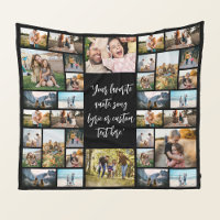Personalised 34 Photo Collage Custom Quote