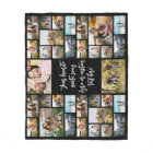 Personalised 34 Photo Collage Custom Quote