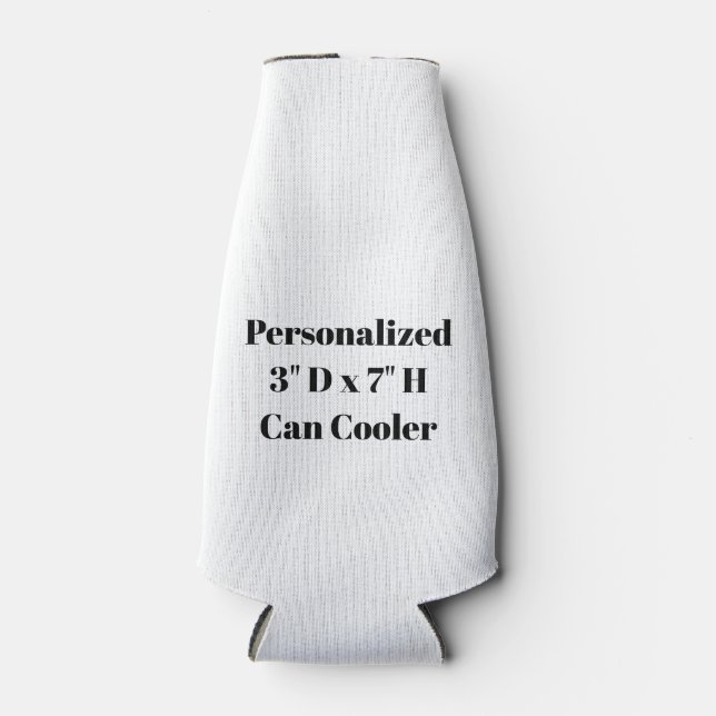 Personalised 3" D x 7" H Can Cooler (Front)