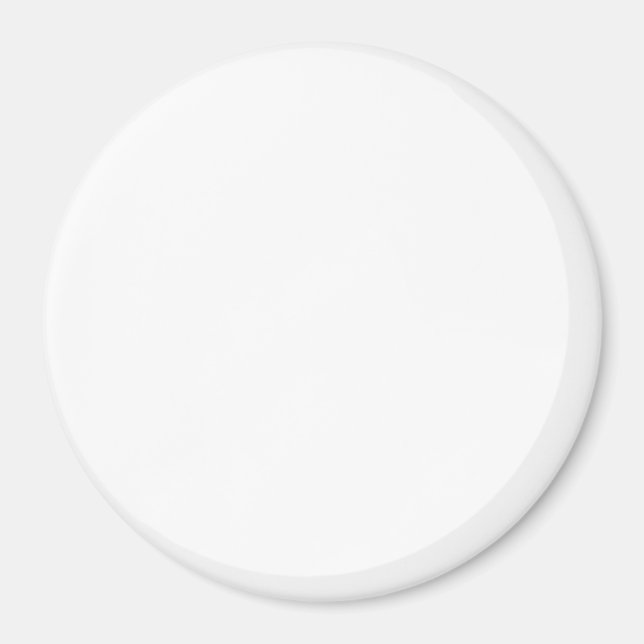 Personalised 3 Inch Round Magnet (Front)
