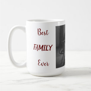 Personalised 3-Photo Best Family Ever Coffee Mug
