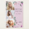 Personalised 3 Photo Pink Floral 2023