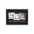 Personalised 3-Photo Snapshot Frames Custom Colour