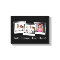 Personalised 3-Photo Snapshot Frames Custom Colour