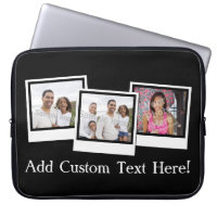 Personalised 3-Photo Snapshot Frames Custom Colour