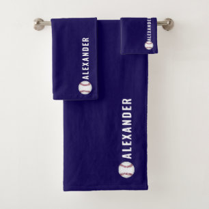 Personalised 3-Piece Sports Towel & Flannel Set   