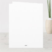 Personalised 40 Photo Collage Happy Birthday Card (Back)