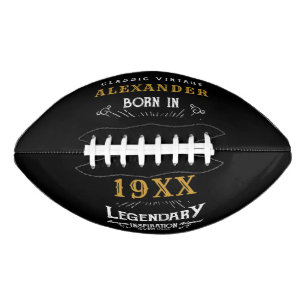 Personalised 40th Birthday American Football