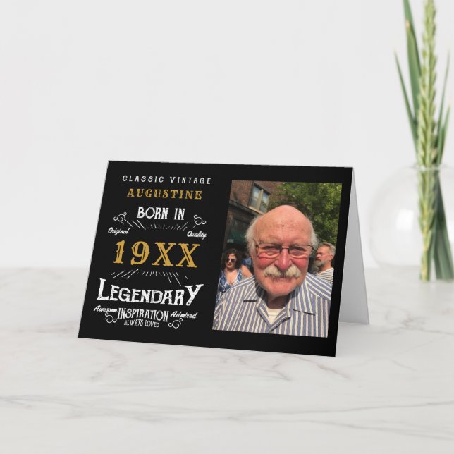 Personalised 40th Birthday Card (Front)