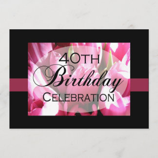 Personalised 40th Birthday Party Invitations