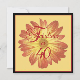 Personalised 40th Birthday Party Invitations