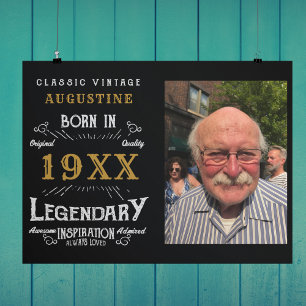 Personalised 40th Birthday Poster