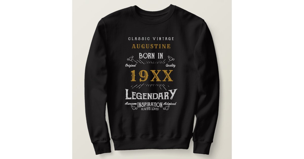 Personalised 40th Birthday Sweatshirt Zazzle