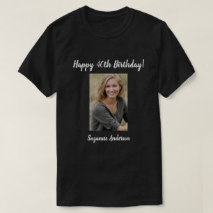 Personalised 40th Milestone Birthday T-Shirt