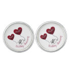 personalised 40th ruby wedding anniversary