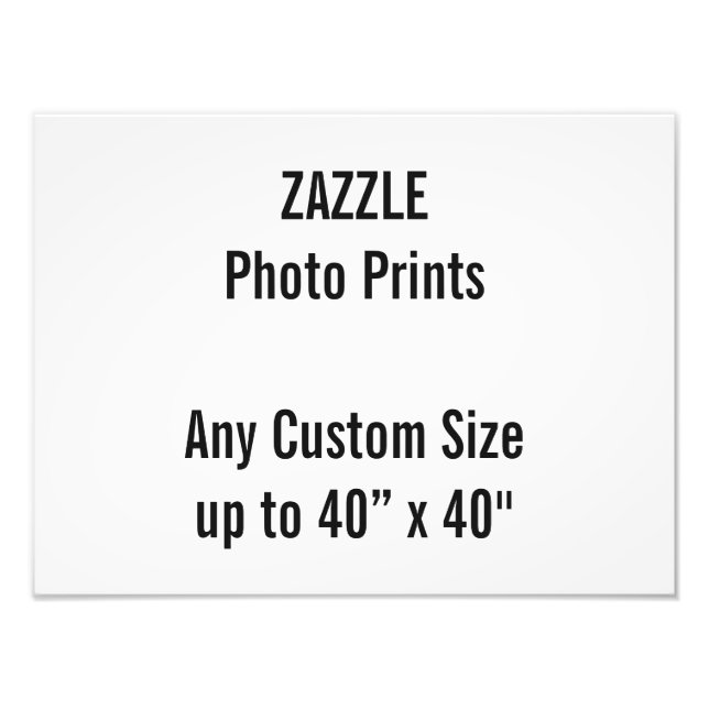 Personalised 40x30 cm Photo Print, or custom size (Front)