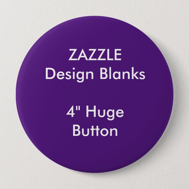 Personalised 4" Huge Round Button Template (Front)