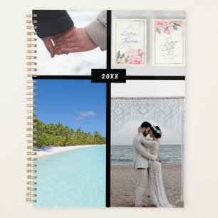 Personalised 4-Image Dated Wedding Planner