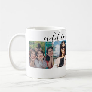 Personalised 4 Photo Collage Coffee Mug 