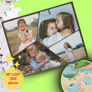 Personalised 4-Photo Collage Puzzle   16" x 20"