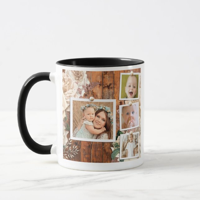 Personalised 4-Photo Mug (Left)