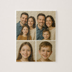 Personalised 4 Photo Puzzle - Father's Day gift