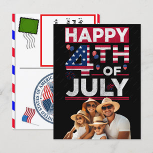 Personalised 4th of July Birthday Cards 
