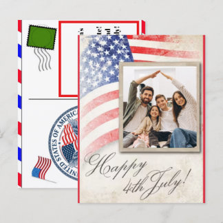 Personalised 4th of July Birthday Cards