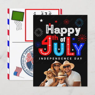 Personalised 4th of July Birthday Cards