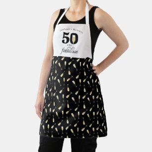 Personalised 50 and Fabulous Birthday Apron