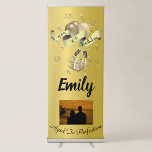 Personalised 50th Birthday Banner