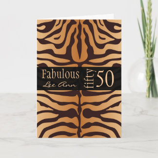 Personalised 50th Birthday Card for Baby Boomer Wo