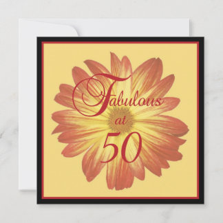 Personalised 50th Birthday Party Invitations