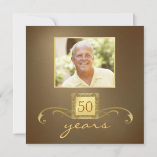 Personalised 50th Birthday Party Invitations