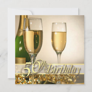 Personalised 50th Birthday Party Invitations