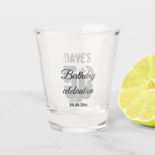 Personalised 50th Birthday Party  Shot Glass