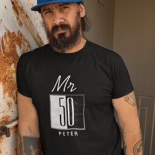 Personalised 50th Birthday T-Shirt