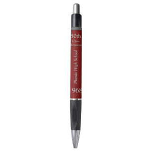 Personalised 50th Class Reunion Pens, YOUR TEXT