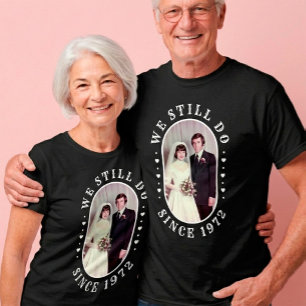 Personalised 50th Wedding Anniversary Photo T-Shirt