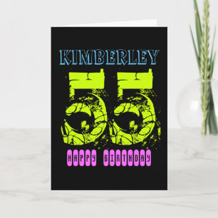 Personalised 55th Birthday Greeting Card