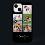 Personalised 5 Photo Collage family, Custom text  Case-Mate iPhone 14 Case<br><div class="desc">Customisable Photo iPhone 14 Case, Photo Collage Gifts for him or her, are the perfect gift for a couple, grandparents, wedding, anniversary, baby, Christmas, valentine's day, mother's day, or father's day! They also make a great gift for friends. *** if you encounter any design problems or need help, you can...</div>