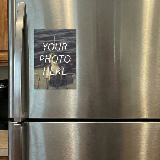 Personalised 5x7 Custom Photo Magnet Refrigerator  (Turn photos into décor.)