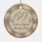 Personalised 60th Anniversary or Birthday Ornament