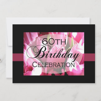 Personalised 60th Birthday Party Invitations