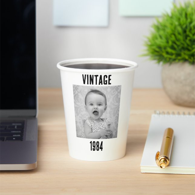 Personalised 60th Birthday Vintage 60th Cups 1965  (Insitu)