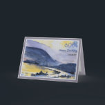 Personalised 60th Mountain Scenic Birthday Card<br><div class="desc">Mountain scene 60th Birthday Greetings Card. Fully customisable Name and Age.  Everyone loves this personal touch!</div>