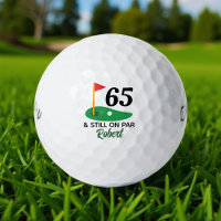 Personalised 65th Birthday Gift for Golfer