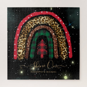 Personalised 676 Piece JIGSAW Christmas Rainbow Ji Jigsaw Puzzle