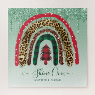 Personalised 676 Piece JIGSAW Christmas Rainbow Ji Jigsaw Puzzle